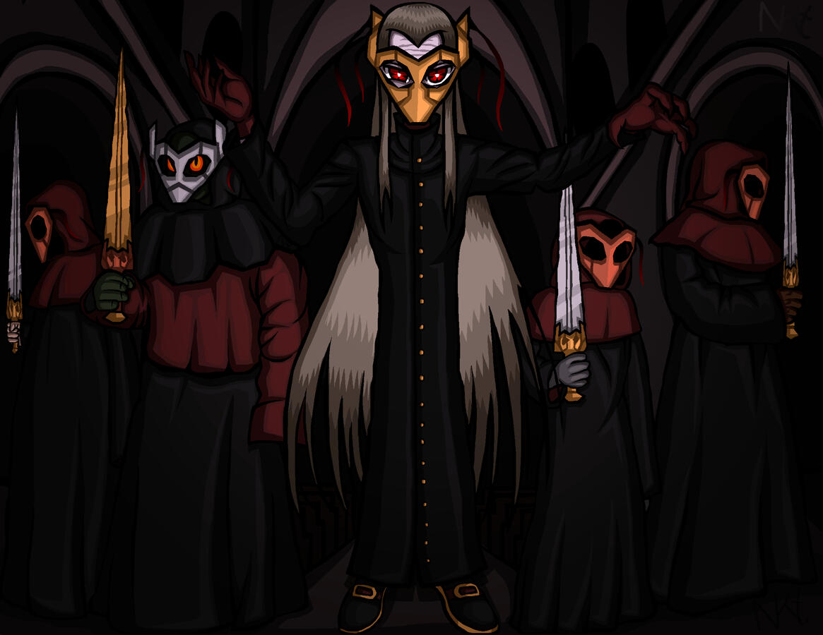 A made up cult of Shai God of Death. The Teacher leads the pack. Even if the existence of such god is unknown, it was able to bring hundreds together, maybe out of anarchy against the Entities, or just a reason to cause bloodshed.
