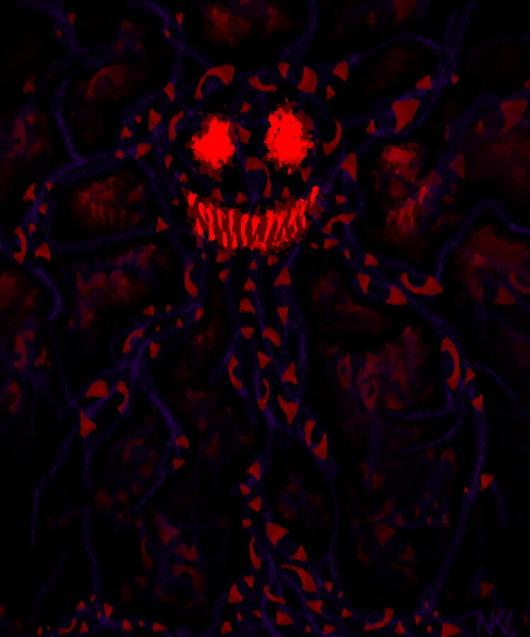 The Nightmare Entity, representing Destruction and the plague of despair. Its host is manipulative and psychotic, always trying to spread itself from other people fragile minds.