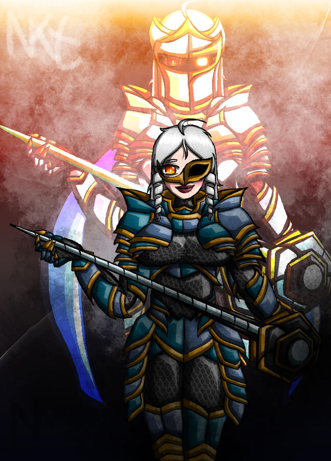 Great hero and maiden of the Light. Swift and pretty, its an inspiration for many, and she knows it, as she can get the attention she wants, whatever the way she gets it.
